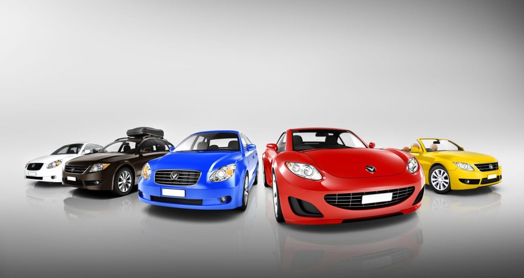 Collection of 3D Colourful Vehicles