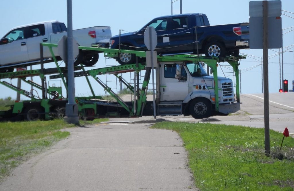 Automobile Transport Business Truck. XL