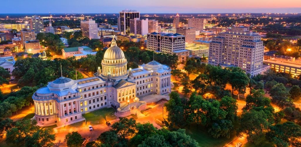 Jackson Mississippi Skyline
