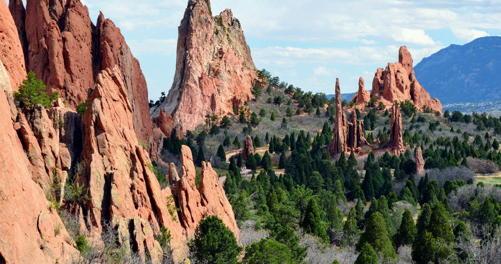 Garden of the Gods red rocks in Colorado Springs