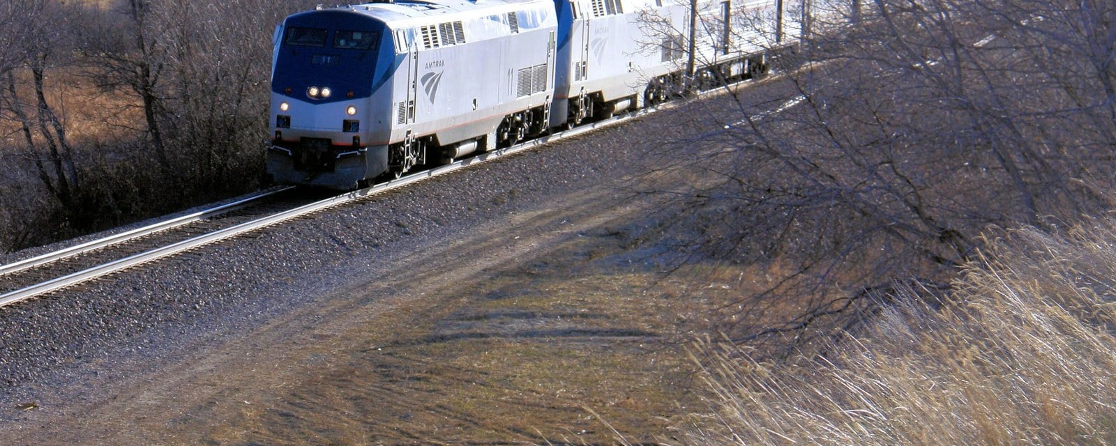 Amtrak Empire Builder outside Williston, North Dakota