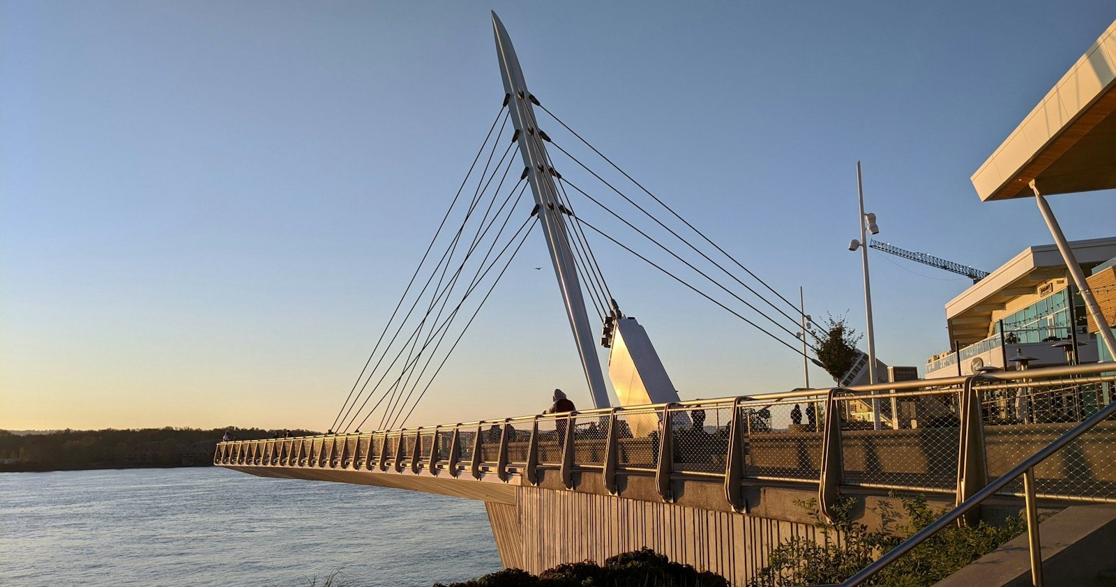 Grant Street Pier on the Columbia River waterfront in Vancouver, Washington