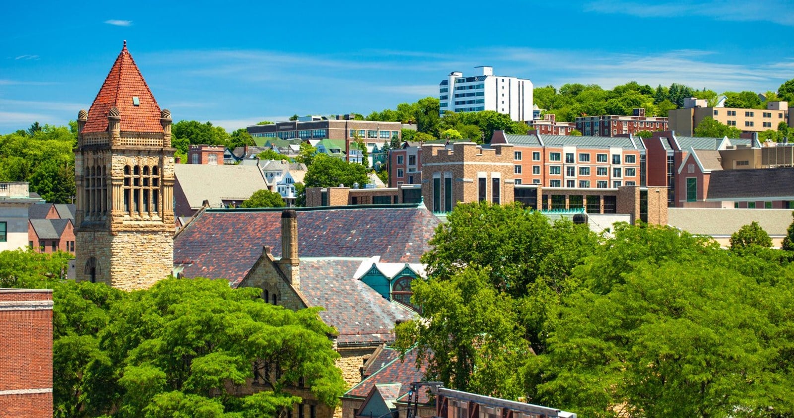 Lackawanna County Courthouse area in Scranton Pennsylvania