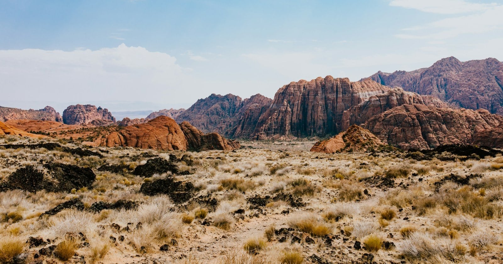 Snow Canyon red rocks near St George Utah