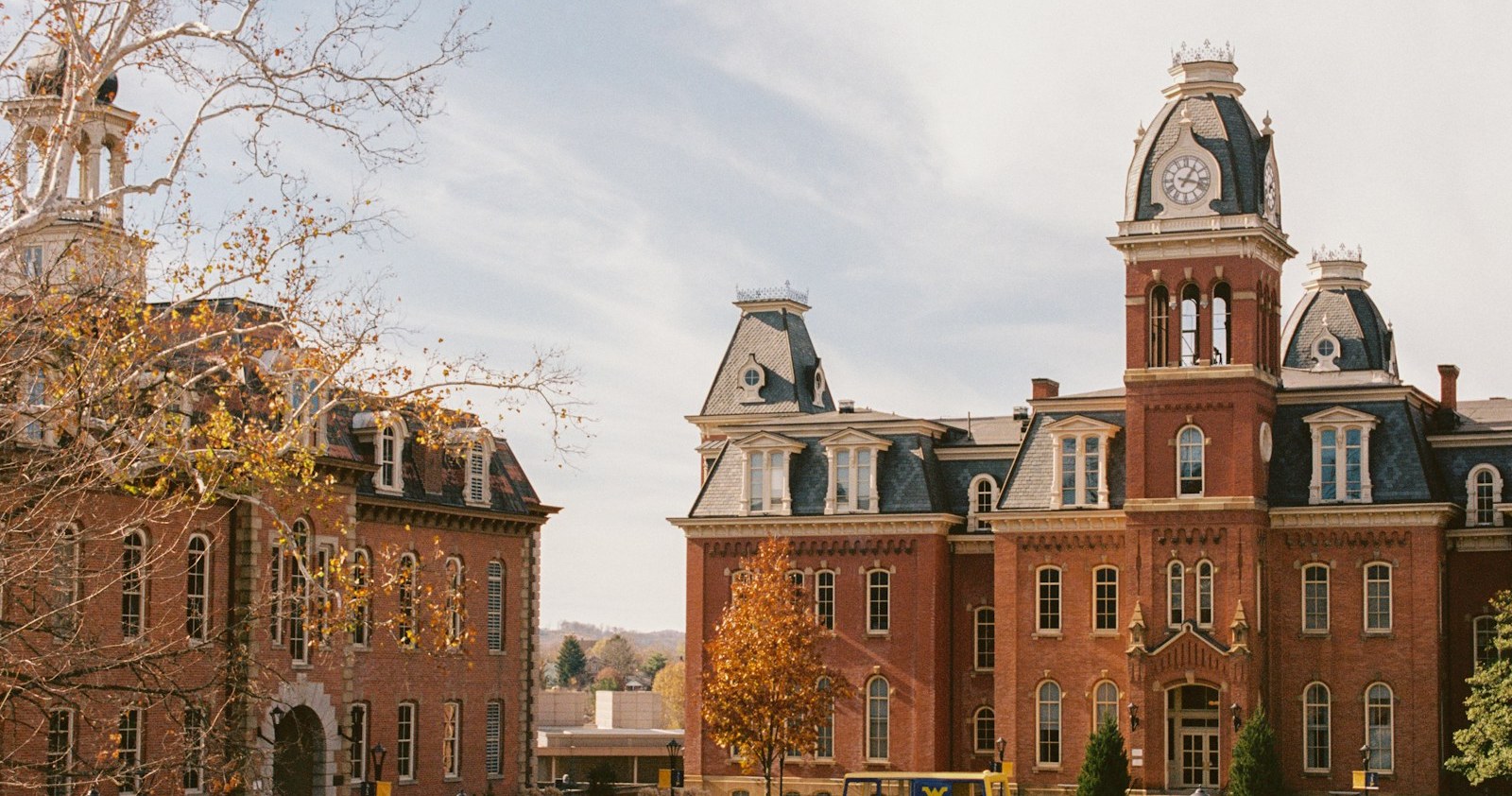 Woodburn Hall at West Virginia University in Morgantown, West Virginia