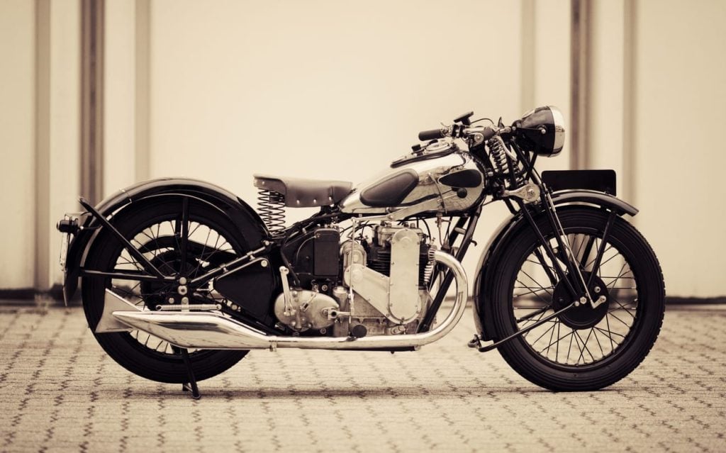 vintage british motorcycle