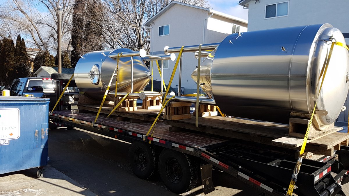 Shipping Brewery Equipment