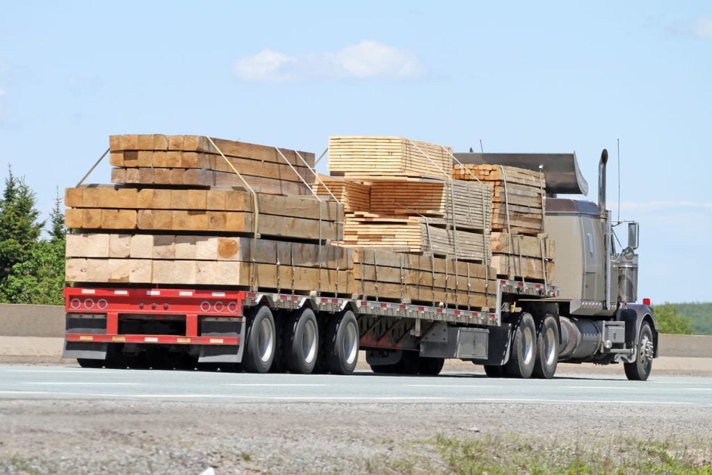 Trucking Lumber