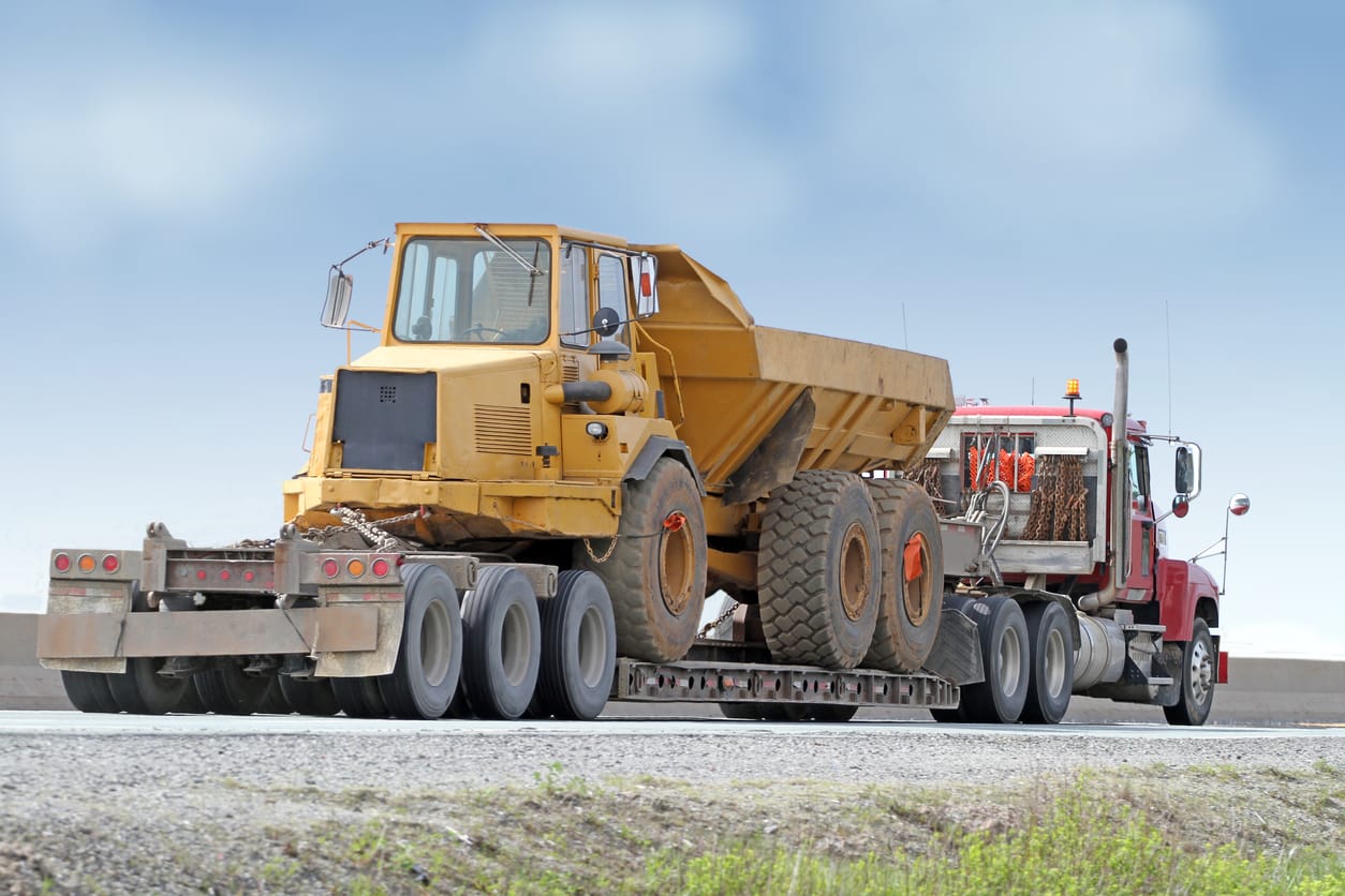 Hauling A Dump Truck