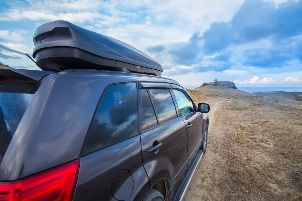 Vehicle That Has a Roof Rack