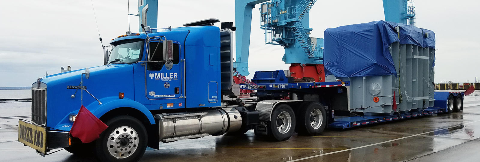 Heavy Equipment Transport Shipping Logistics