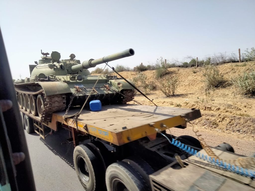 Shipping a tank