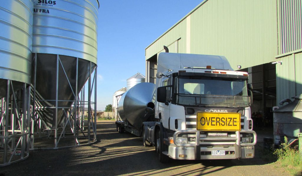 1. What are the key considerations when transporting a silo?