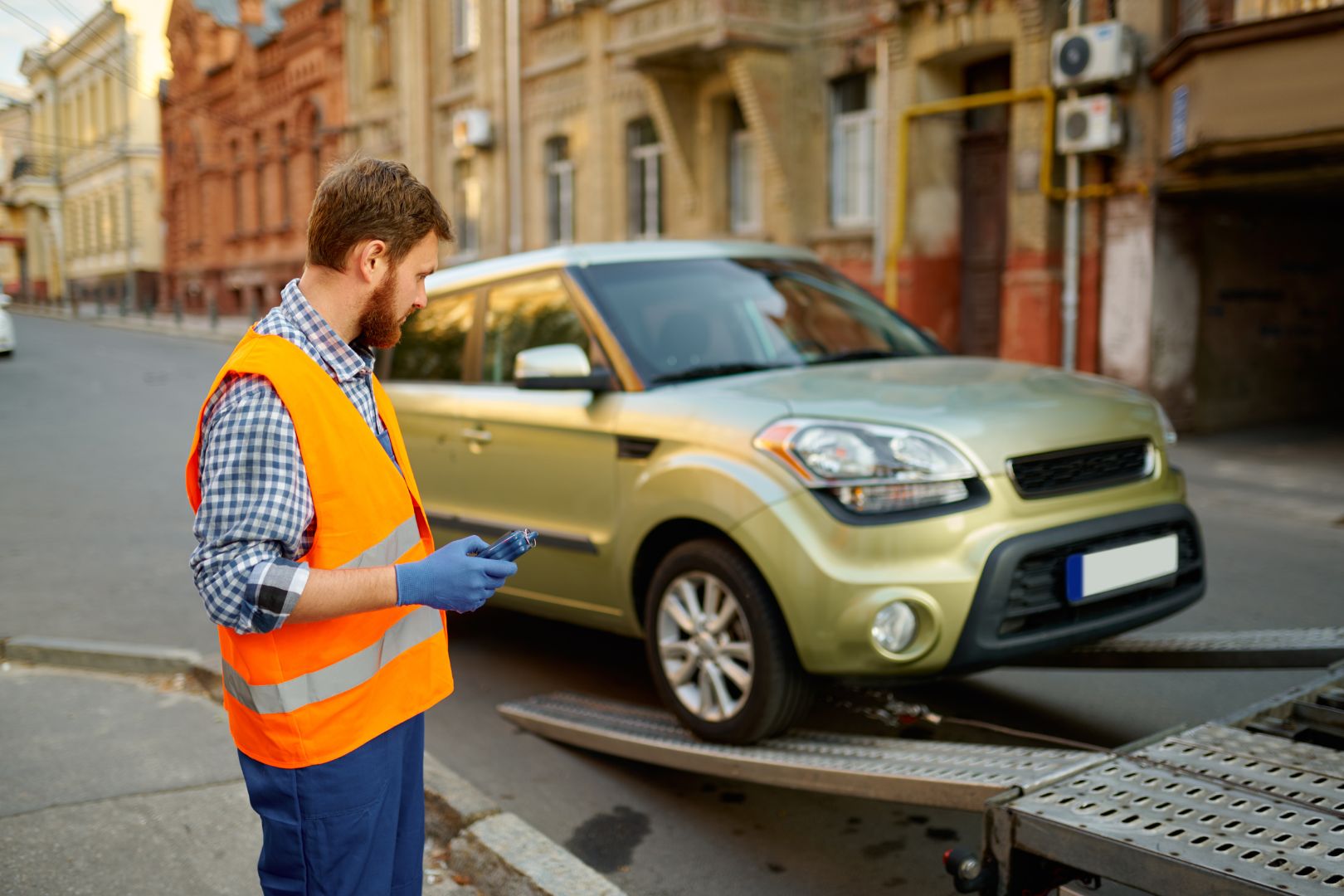 Inspect the Car for Tire Pressure, Battery, and Fluid Levels