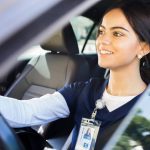 Travel healthcare worker in shipped car