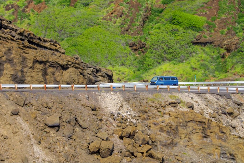 Hawaiian coastal highway