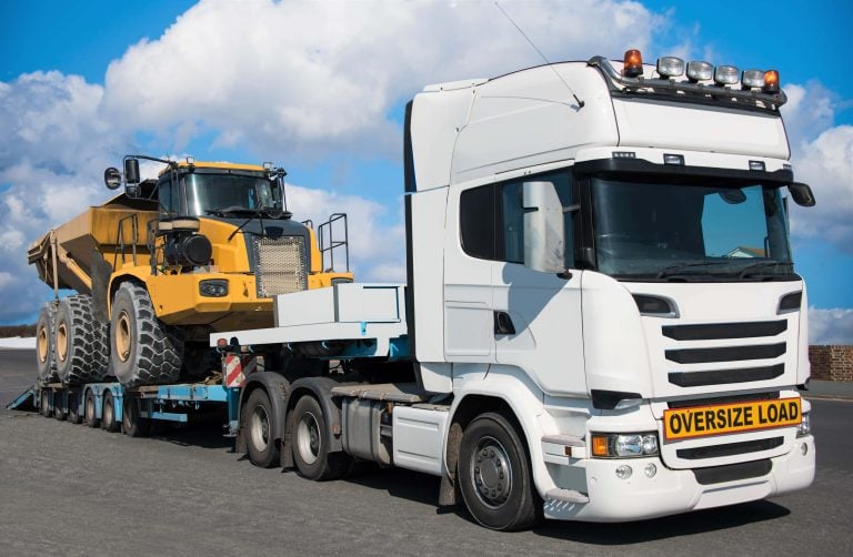 Heavy Plant Movement = Low Loader - Haulage