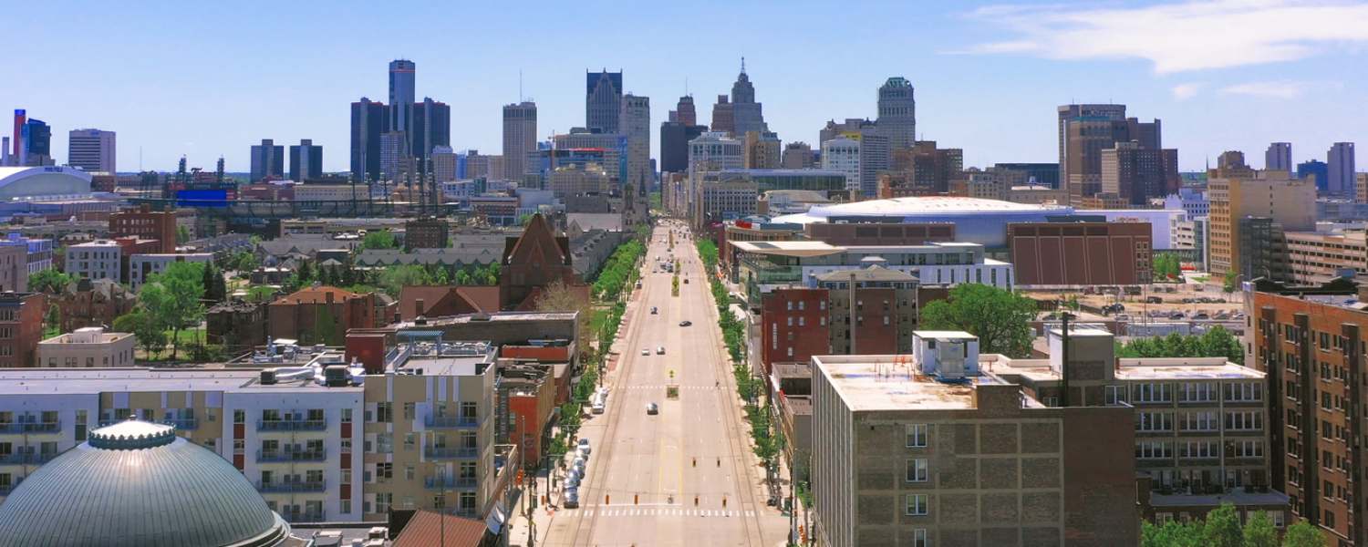 Detroit, Michigan skyline
