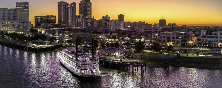 New Orleans, Louisiana at sunset