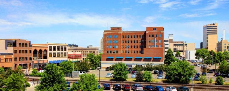 Downtown Fargo, North Dakota skyline