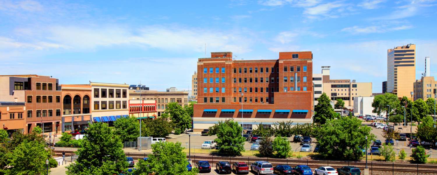Downtown Fargo, North Dakota skyline