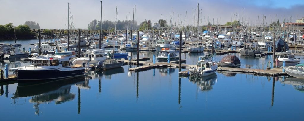 Sitka Harbor boat basin, Sitka, AK