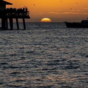 Sunset at the Naples Pier