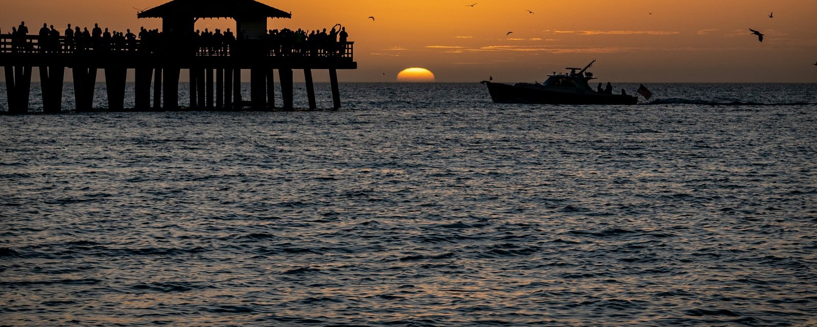 Sunset at the Naples Pier