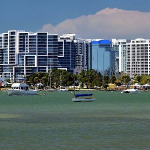 Sarasota bayfront skyline