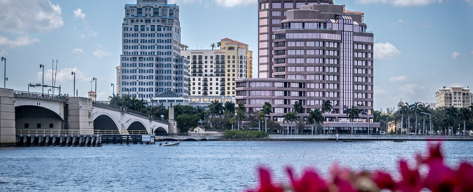 West Palm Beach skyline over the Intracoastal